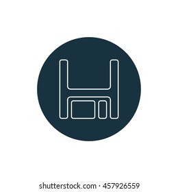 Vector illustration of floppy disk icon