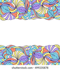 Vector illustration of floral abstract pattern.Abstract background.