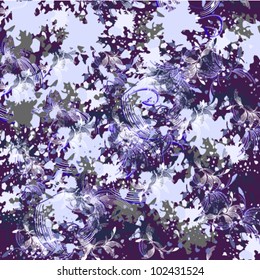 vector illustration of  floral background
