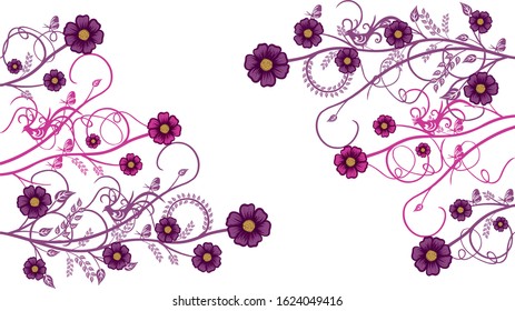 vector illustration of floral background
