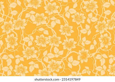 Vector illustration of floral background