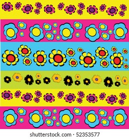 vector illustration of floral background