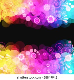 Vector illustration - floral background