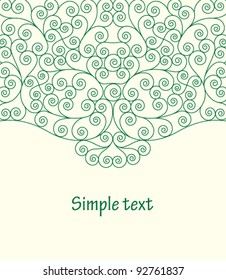 Vector illustration of floral background