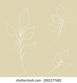 Ilustración del vector fondo del coho floral