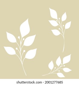Vector illustration floral boho background