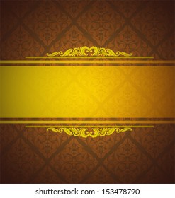 Vector Illustration  of  floral card background