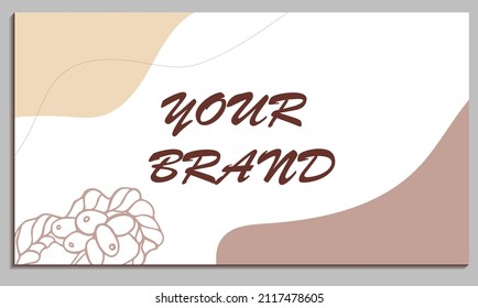 
 Vector illustration floral concept for website banner, presentation template, cover and buisiness card design, marketing material Nature background.