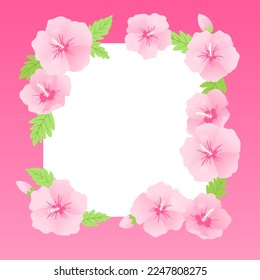 Vector illustration floral frame 
