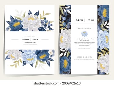  Vector illustration of floral frame set in spring. Design for cards, party invitation, Print, Frame Clip Art and Business Advertisement and Promotion 