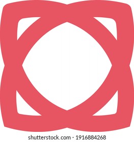 Vector illustration of a floral logo