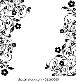  vector illustration of a floral ornament