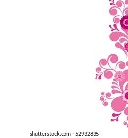 Vector. illustration of floral ornament.