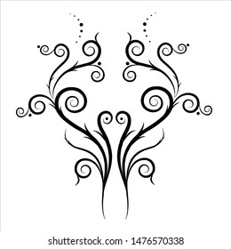 vector illustration of floral ornament background, EPS 10