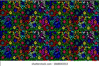 vector illustration of floral pattern