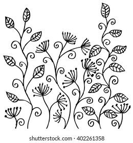 Vector illustration of Floral pattern
