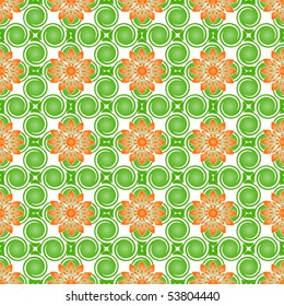 vector illustration of a  floral pattern