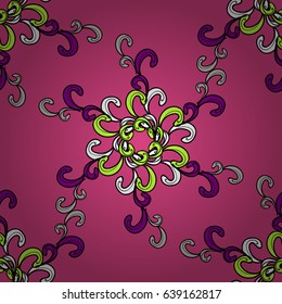 Vector illustration. Floral pattern. 