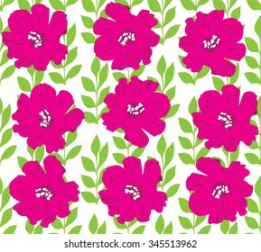 vector illustration of a floral pattern background