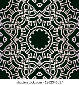   vector illustration with floral seamless pattern.