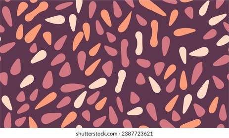 Ilustración vectorial. Patrón vectorial sin soldadura floral con tulipanes dibujados a mano. Fondo abstracto con objetos abstractos, flores. Fondo infinito.