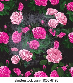 vector illustration of floral seamless pattern