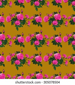 vector illustration of floral seamless pattern