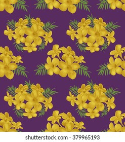 Vector Illustration of  floral seamless pattern