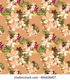 Vector Illustration of  floral seamless pattern