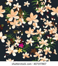 Vector Illustration of  floral seamless pattern