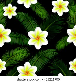 Vector Illustration of floral seamless pattern