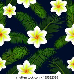 Vector Illustration of floral seamless pattern
