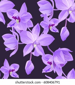 Vector Illustration of  floral seamless pattern