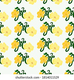 Vector Illustration of Floral Themed Digital Paper