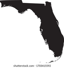 Vector Illustration Of Florida Map