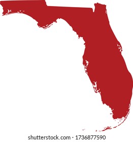 vector illustration of Florida map