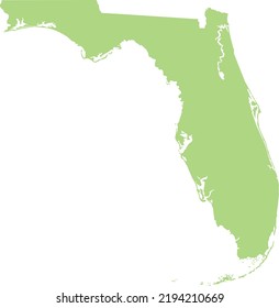 Vector Illustration of Florida map