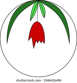 vector illustration of flower