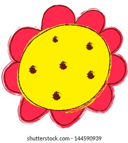Vektorgrafik einer Blume