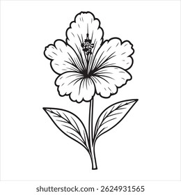 Vektorgrafik einer Blume