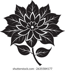 vector illustration of a flower	