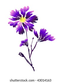 vector illustration of flower