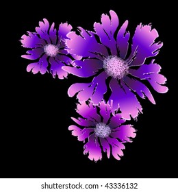 vector illustration of flower