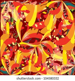vector illustration of  flower background