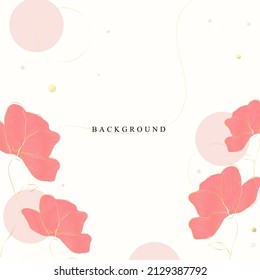 vector  illustration  flower botanical flower leaf. isolated background