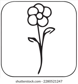 Vector illustration flower, earth environment day, earth day, hope for world