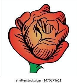 vector illustration of flower, EPS 10