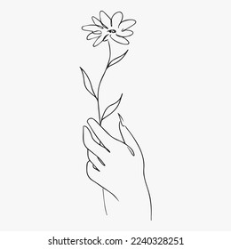 ilustración vectorial de diseño gráfico de flores con mano, dibujo de tatuajes de arte, dibujo de lana, uso de impresión