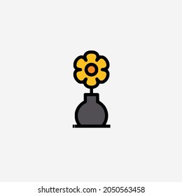 Icono de flor de vectores