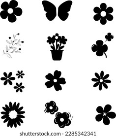 Icono de flor de vectores